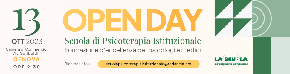 Open Day Scuola Psicoterapia Istituzionale Banner Desktop